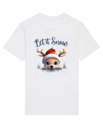 de Craciun cu pui de ren - Let it snow Tricou mânecă scurtă Unisex Rocker