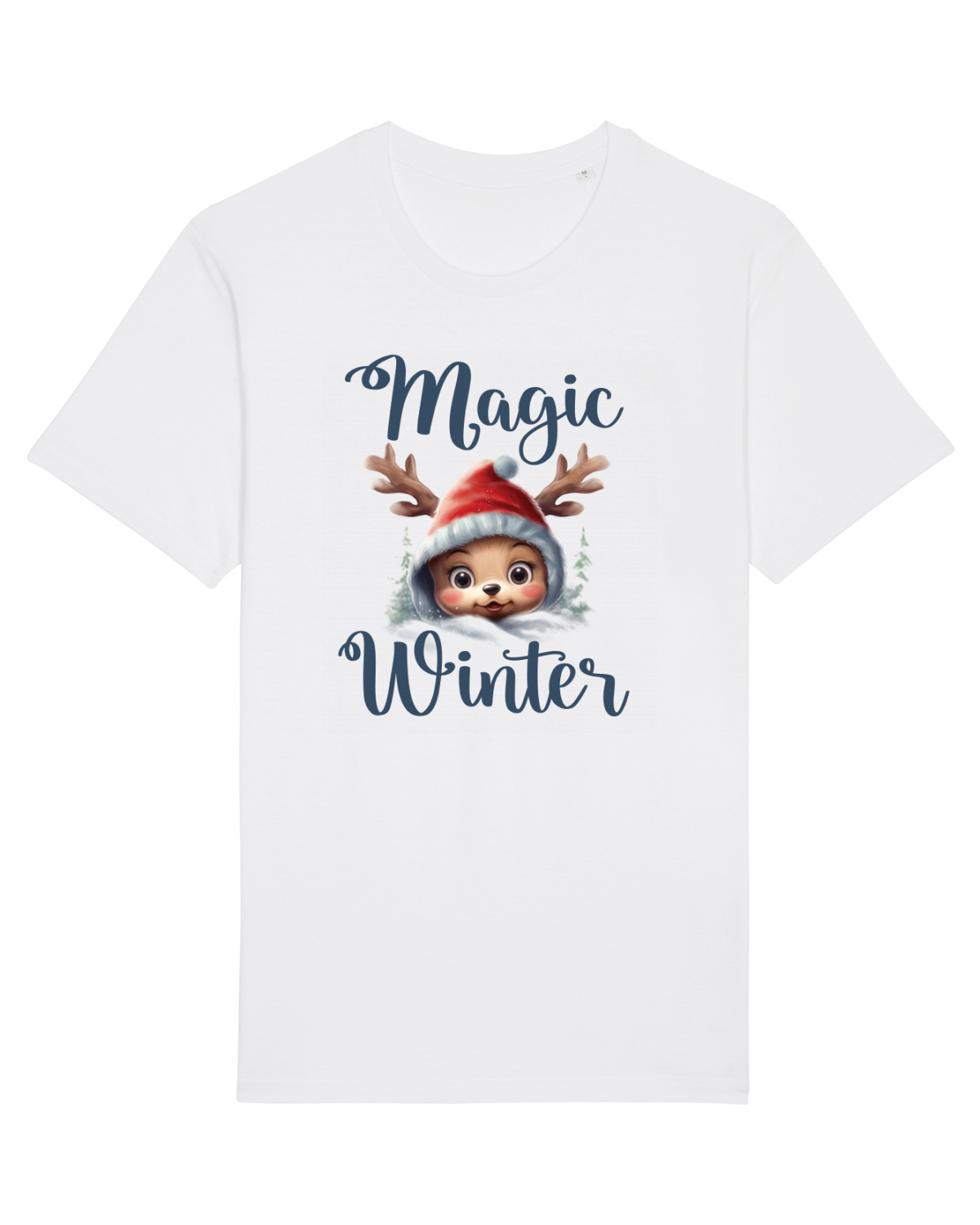 Tricou mânecă scurtă Unisex Rocker White