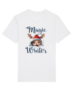 de Craciun cu pui de ren - Magic winter Tricou mânecă scurtă Unisex Rocker