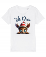 de Craciun cu pui de ren - Oh Deer Reindeer Tricou mânecă scurtă  Copii Mini Creator