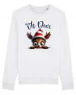 de Craciun cu pui de ren - Oh Deer Reindeer Bluză mânecă lungă Unisex Rise