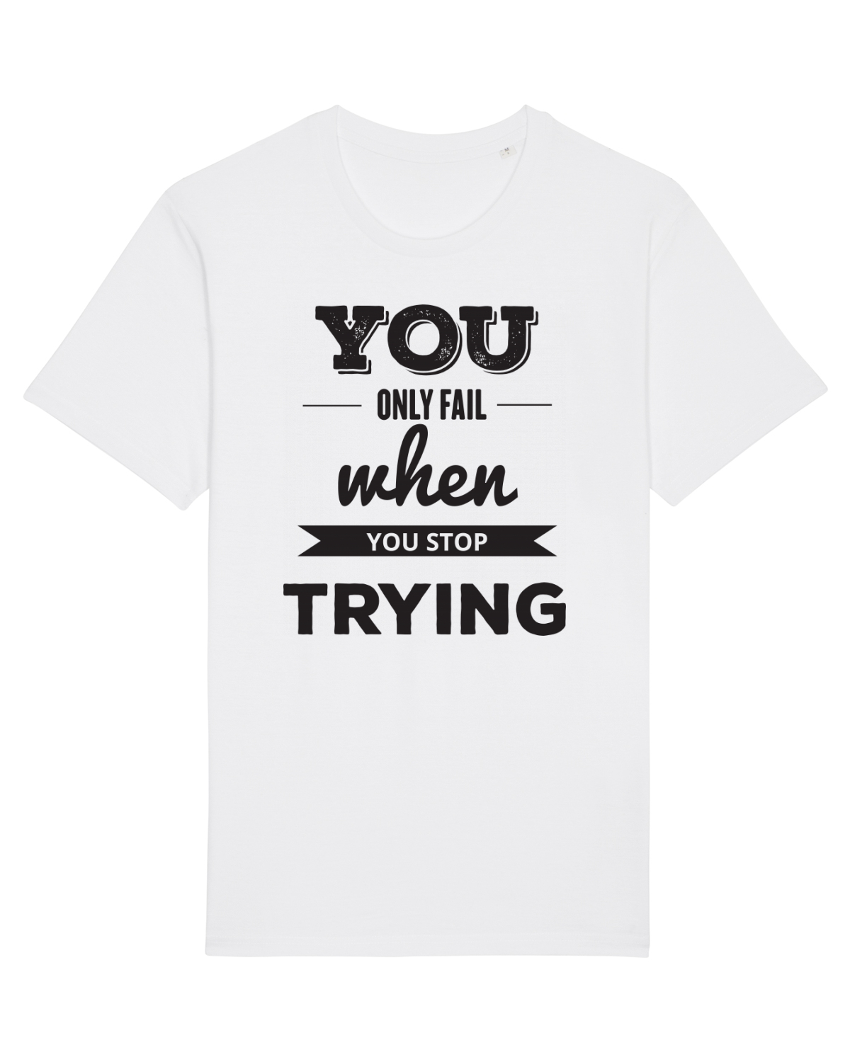 Tricou mânecă scurtă Unisex Rocker White