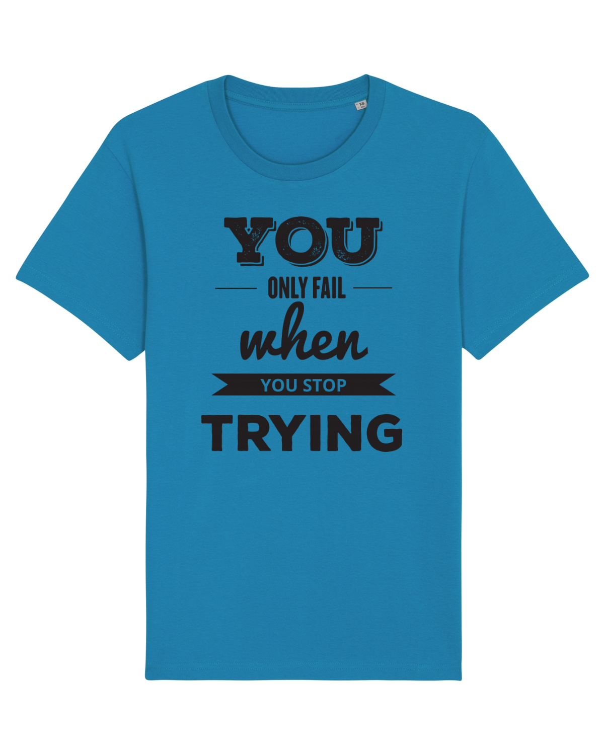 Tricou mânecă scurtă Unisex Rocker Azur