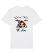 de Craciun cu pui de ren - Warm winter wishes Tricou mânecă scurtă Unisex Rocker