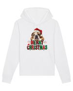 cu urări de Crăciun si cățel Bulldog Hanorac Unisex Drummer