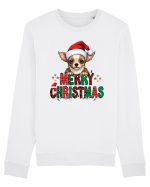 cu urări de Crăciun si cățel Chihuahua Bluză mânecă lungă Unisex Rise