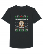 amuzant cu motive de Crăciun - The last cookie it s gone Tricou mânecă scurtă guler larg Bărbat Skater