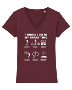 MERMAID Tricou mânecă scurtă guler V Damă Evoker