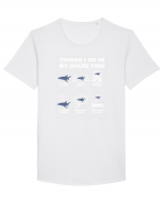 SHARK Tricou mânecă scurtă guler larg Bărbat Skater