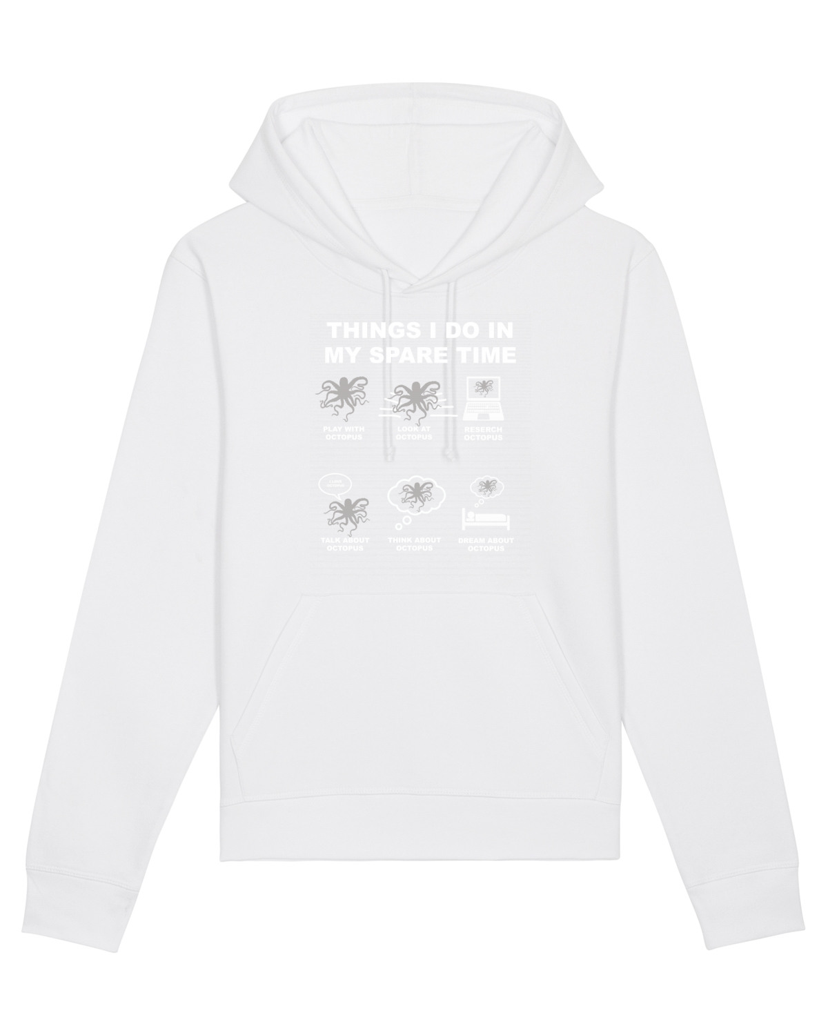 Hanorac Unisex Drummer White