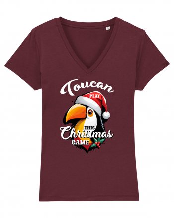 Toucan play this Christmas game Burgundy