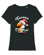 Toucan play this Christmas game Tricou mânecă scurtă guler larg fitted Damă Expresser