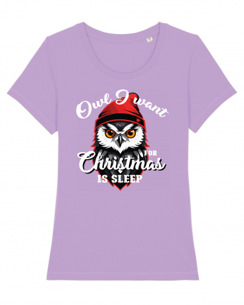 Owl I want for Christmas is sleep Lavender Dawn