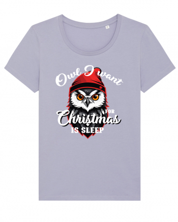 Owl I want for Christmas is sleep Lavender