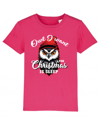 Owl I want for Christmas is sleep Raspberry