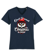 Owl I want for Christmas is sleep Tricou mânecă scurtă guler V Bărbat Presenter