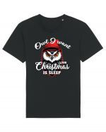 Owl I want for Christmas is sleep Tricou mânecă scurtă Unisex Rocker