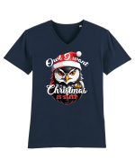 Owl I want for Christmas is sleep Tricou mânecă scurtă guler V Bărbat Presenter