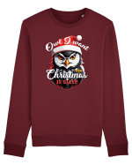 Owl I want for Christmas is sleep Bluză mânecă lungă Unisex Rise