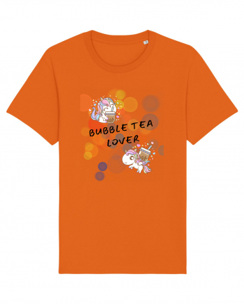 BUBBLE TEA LOVER Bright Orange