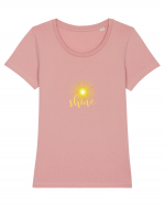 Sunshine Tricou mânecă scurtă guler larg fitted Damă Expresser