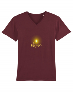 Sunshine Tricou mânecă scurtă guler V Bărbat Presenter