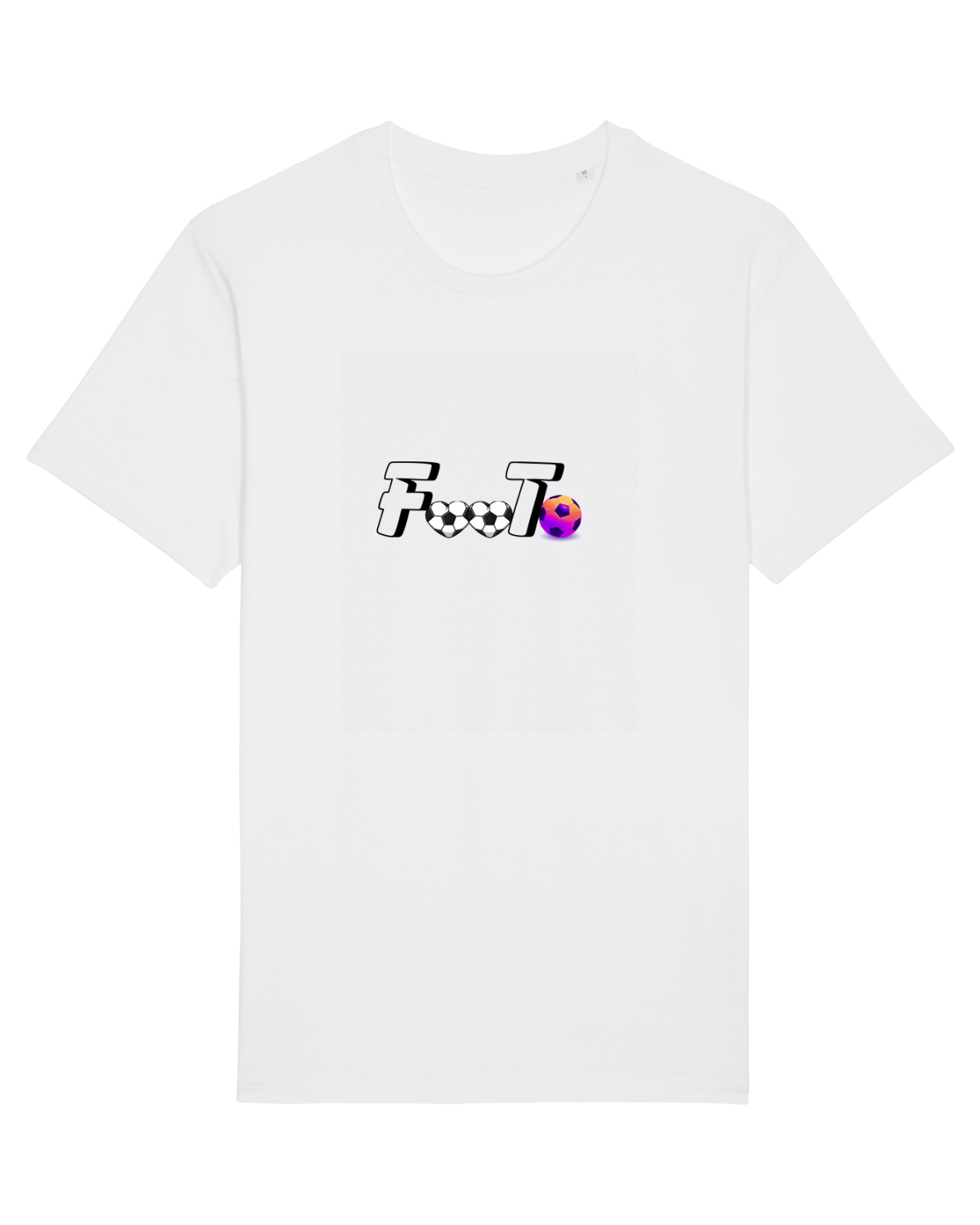 Tricou mânecă scurtă Unisex Rocker White