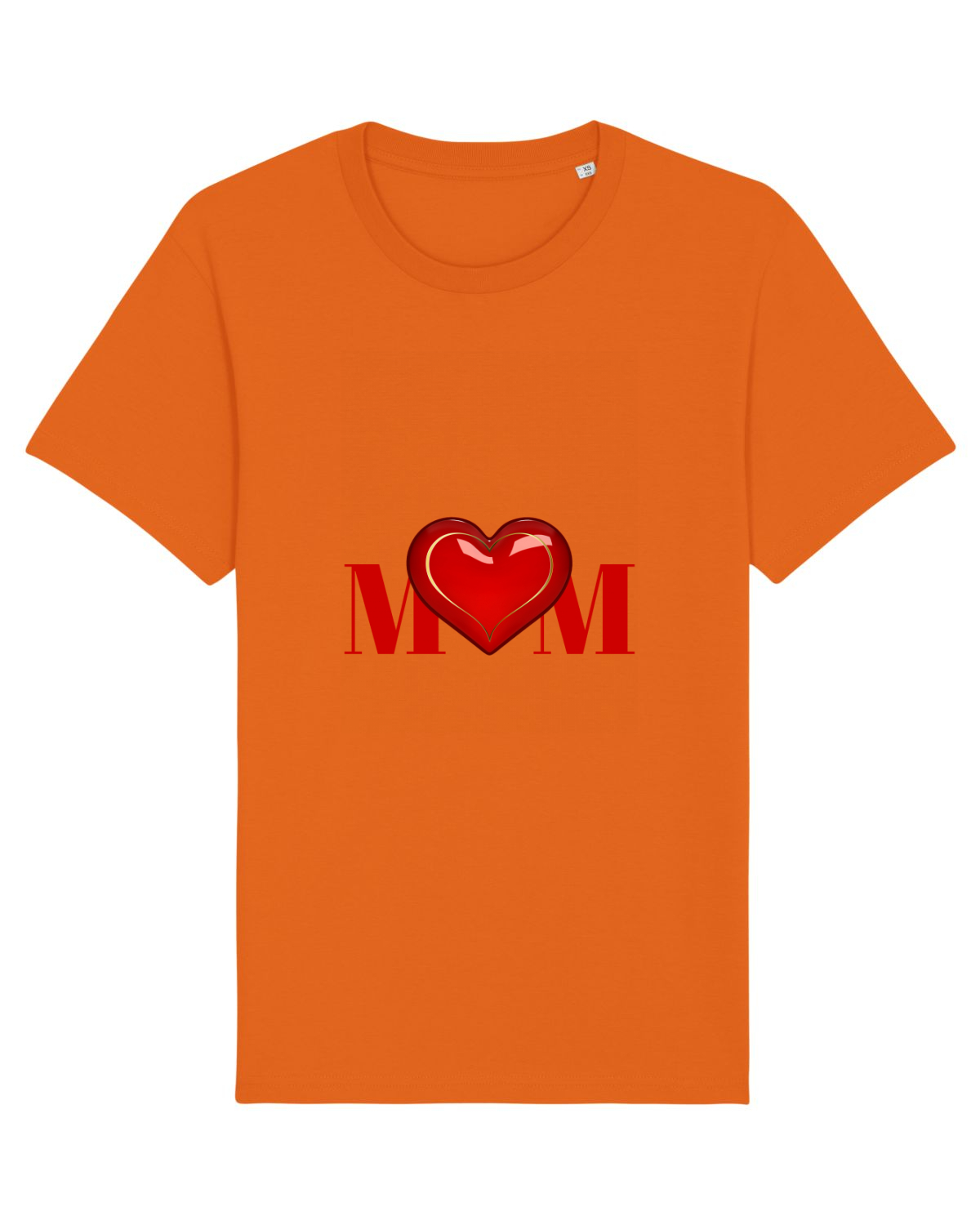 Tricou mânecă scurtă Unisex Rocker Bright Orange