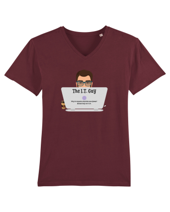 IT Jokes Burgundy