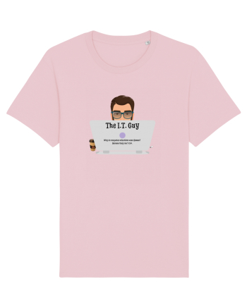 IT Jokes Cotton Pink