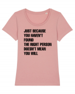 You will die alone Tricou mânecă scurtă guler larg fitted Damă Expresser