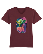 Yoda's Floral Wisdom Tricou mânecă scurtă guler V Bărbat Presenter
