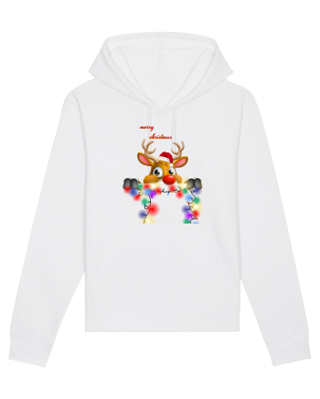 Merry Deery Christmas White