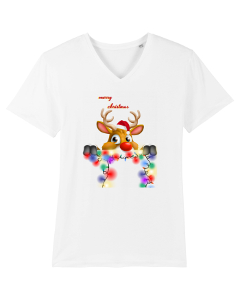 Merry Deery Christmas White