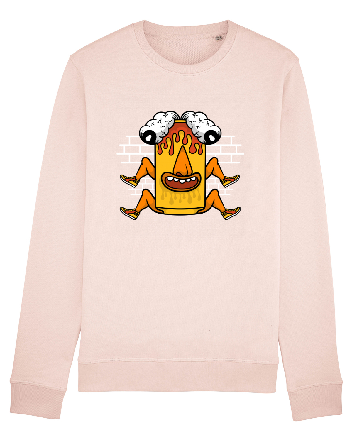 Bluză mânecă lungă Unisex Rise Candy Pink