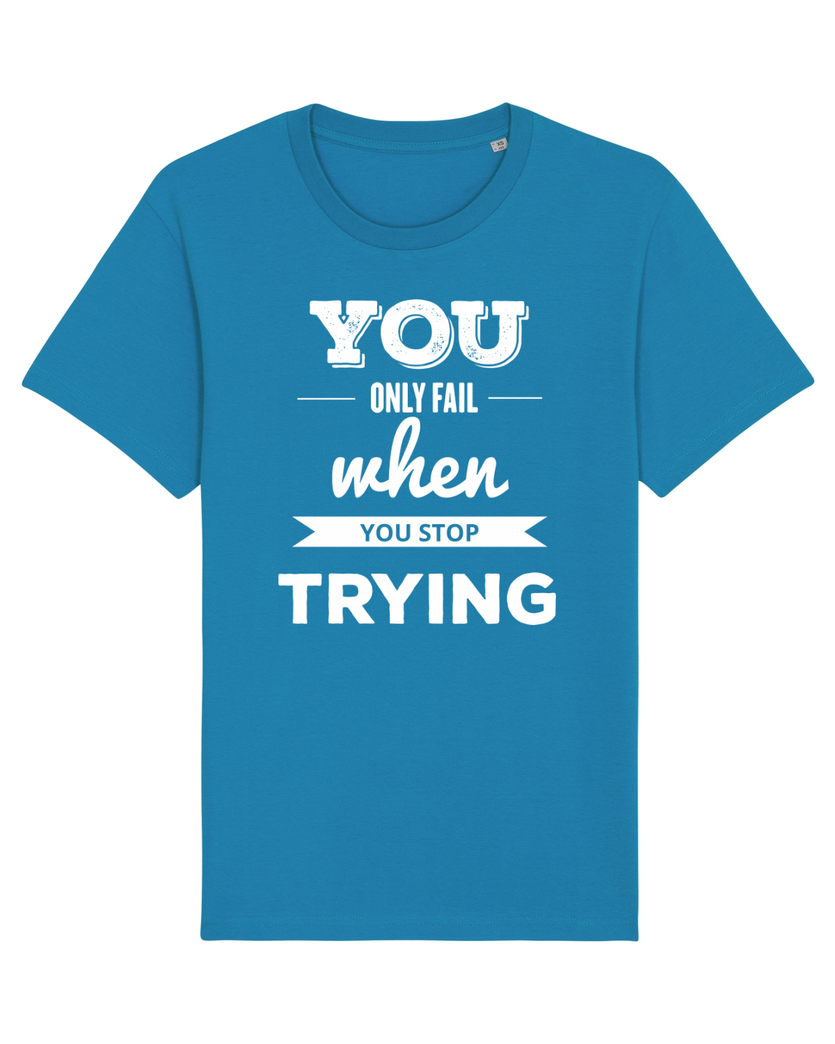 Tricou mânecă scurtă Unisex Rocker Azur