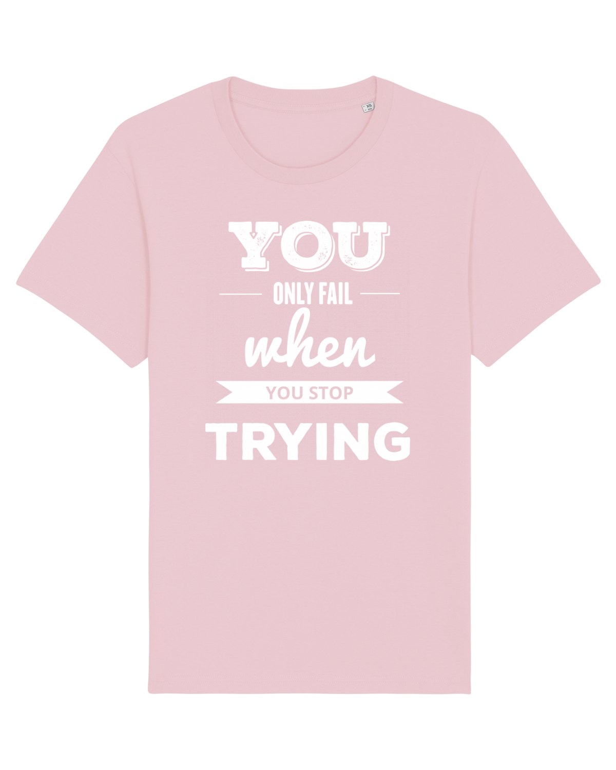 Tricou mânecă scurtă Unisex Rocker Cotton Pink