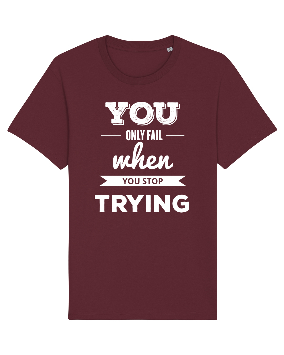 Tricou mânecă scurtă Unisex Rocker Burgundy