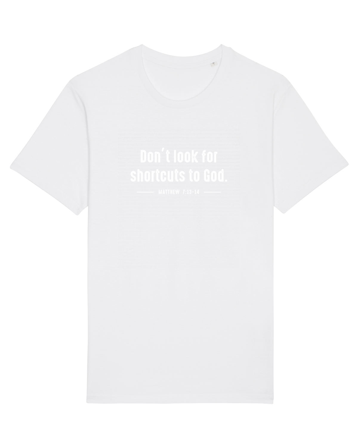 Tricou mânecă scurtă Unisex Rocker White
