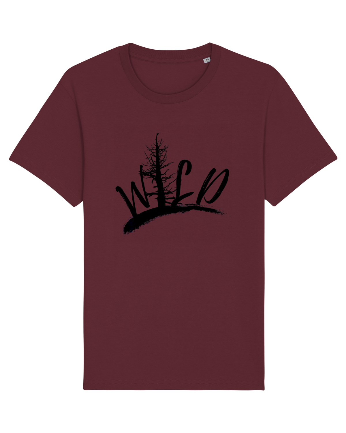 Tricou mânecă scurtă Unisex Rocker Burgundy