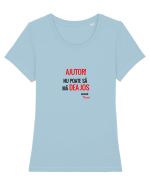 Ajutor! Tricou mânecă scurtă guler larg fitted Damă Expresser