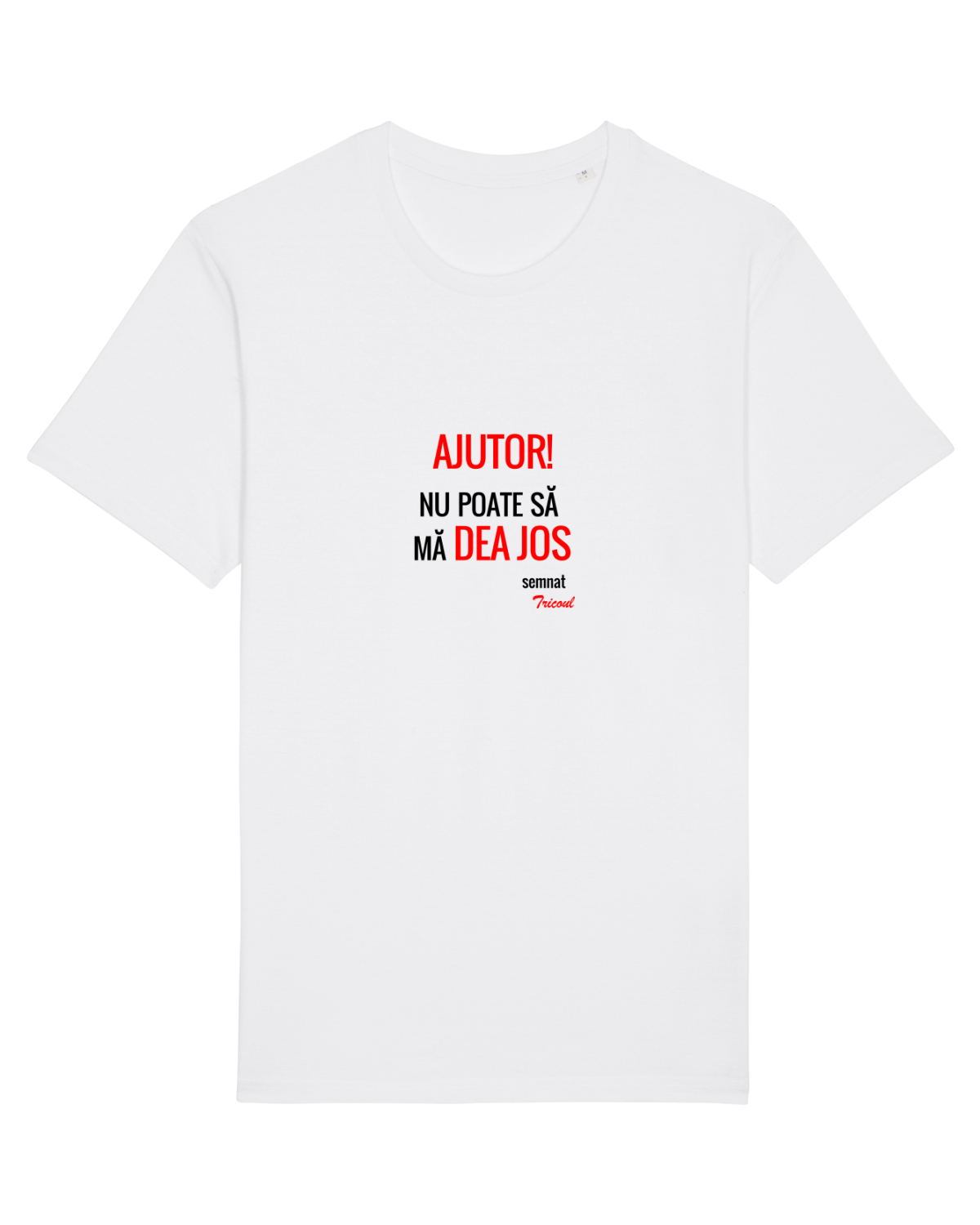 Tricou mânecă scurtă Unisex Rocker White