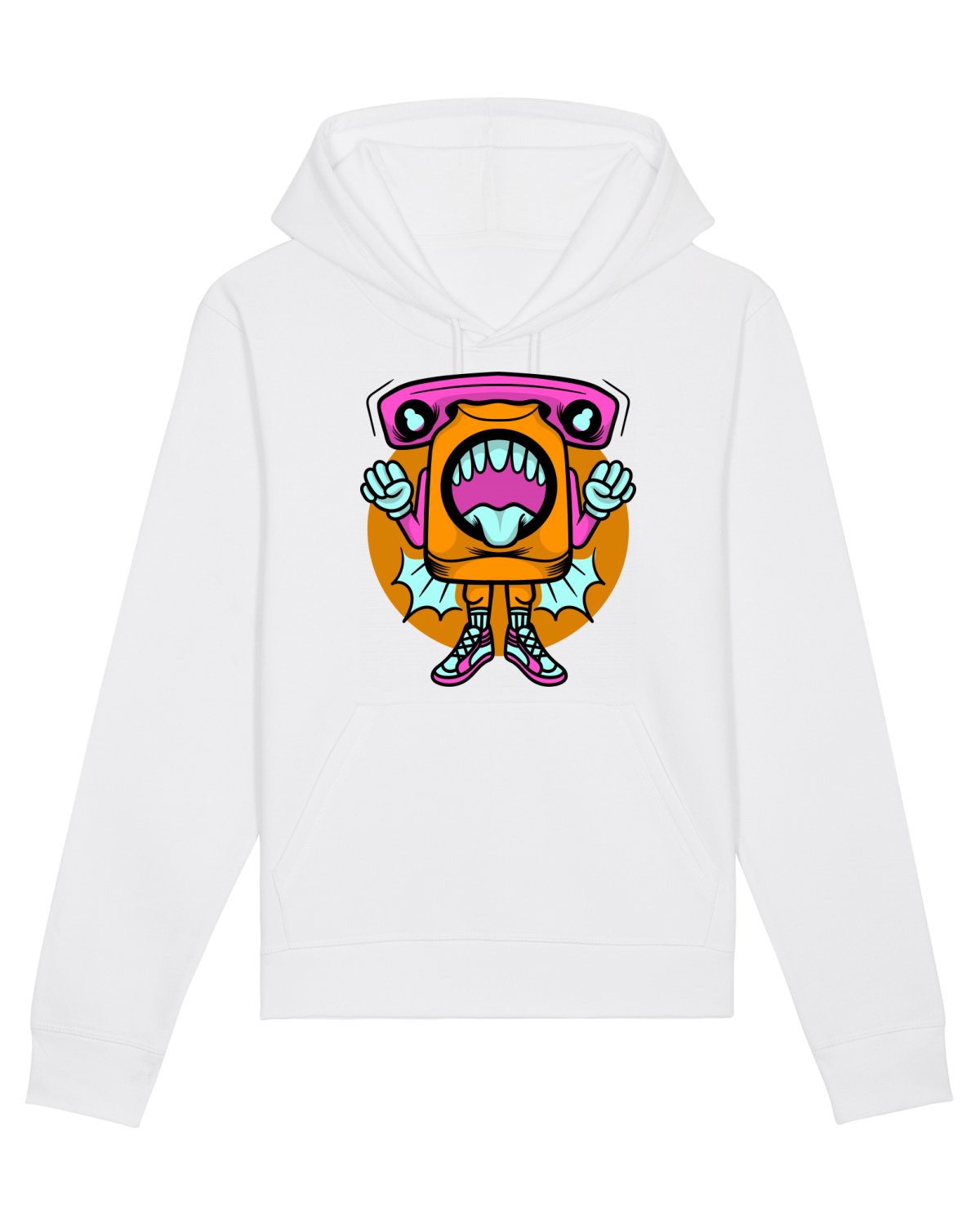 Hanorac Unisex Drummer White