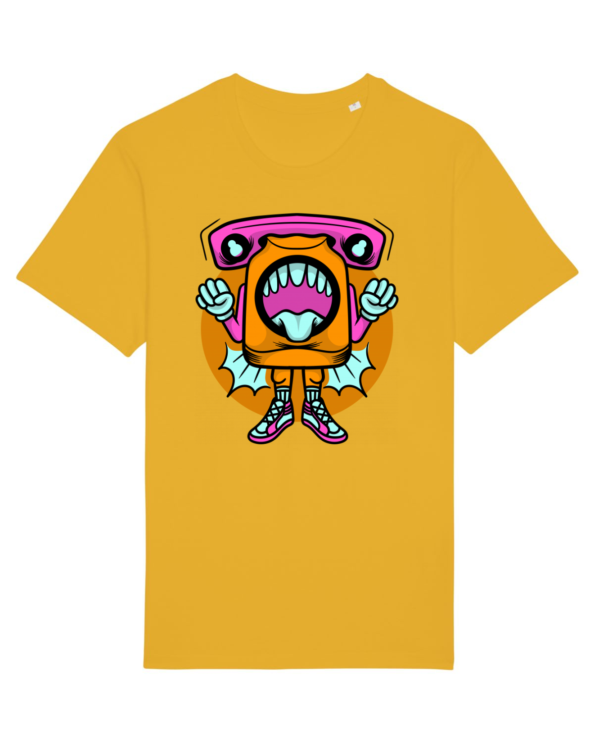 Tricou mânecă scurtă Unisex Rocker Spectra Yellow