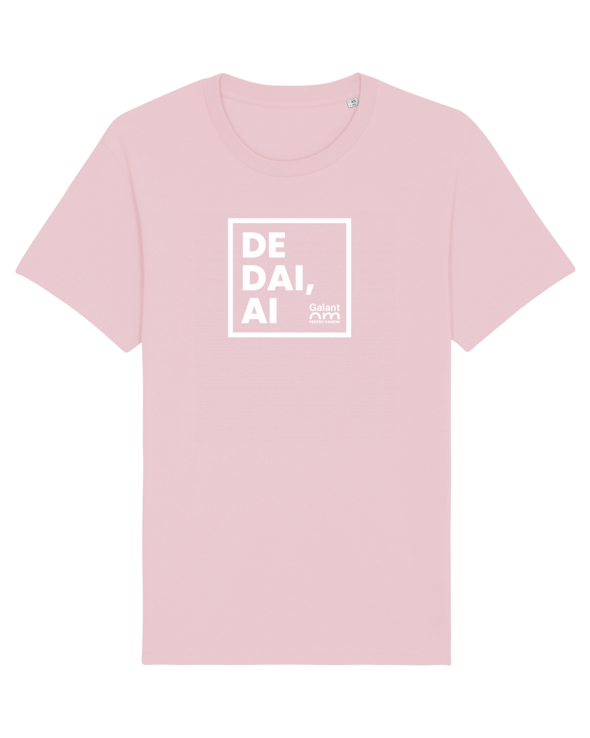 Tricou mânecă scurtă Unisex Rocker Cotton Pink