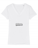 Different is good Tricou mânecă scurtă guler V Damă Evoker