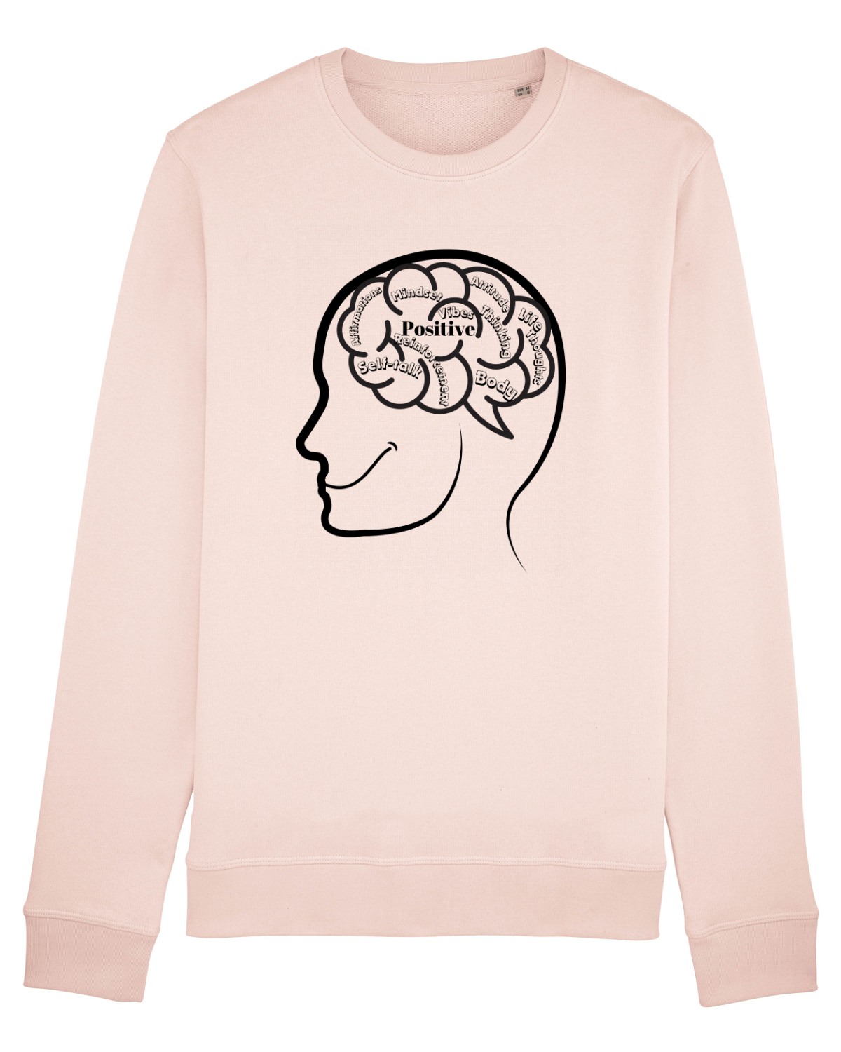 Bluză mânecă lungă Unisex Rise Candy Pink