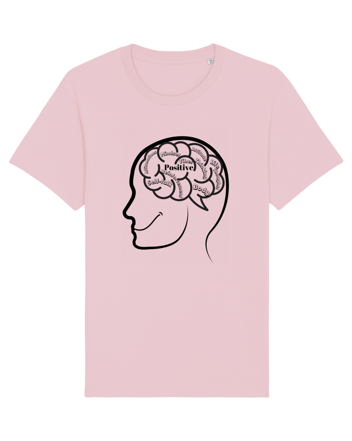 Tricou mânecă scurtă Unisex Rocker Cotton Pink