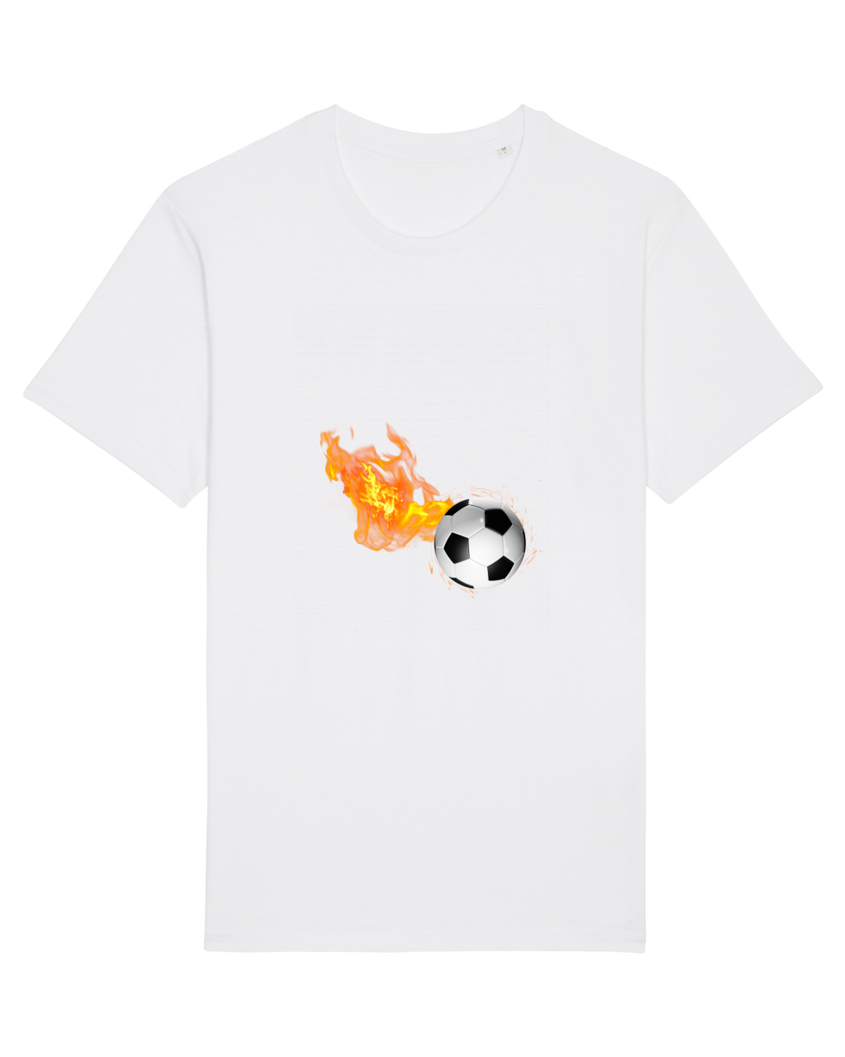 Tricou mânecă scurtă Unisex Rocker White