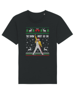 amuzant cu motive de Crăciun - The snow must go on Tricou mânecă scurtă Unisex Rocker